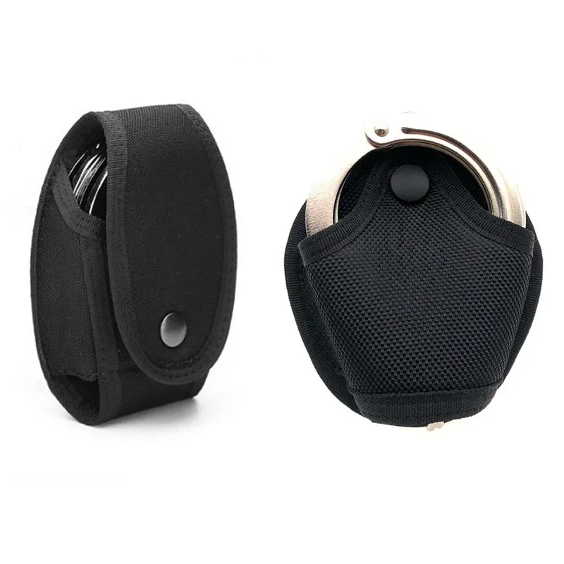 Soporte táctico para esposas, bolsa Molle, funda Universal para esposas, soporte para grillete, almacenamiento, riñonera, cinturón, accesorios de caza