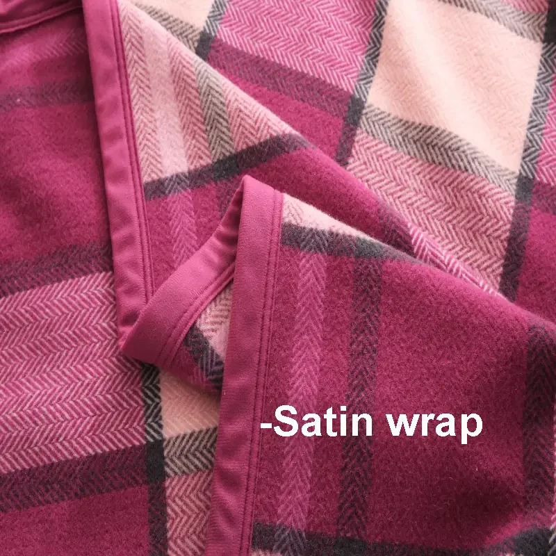 100% manta de lana 1,5*2/1,8*2/2*2,3 m edredón cálido lana roja invierno adulto campamento Camping Mat sofá dormitorio ropa de cama sofá Premium - imagen 4