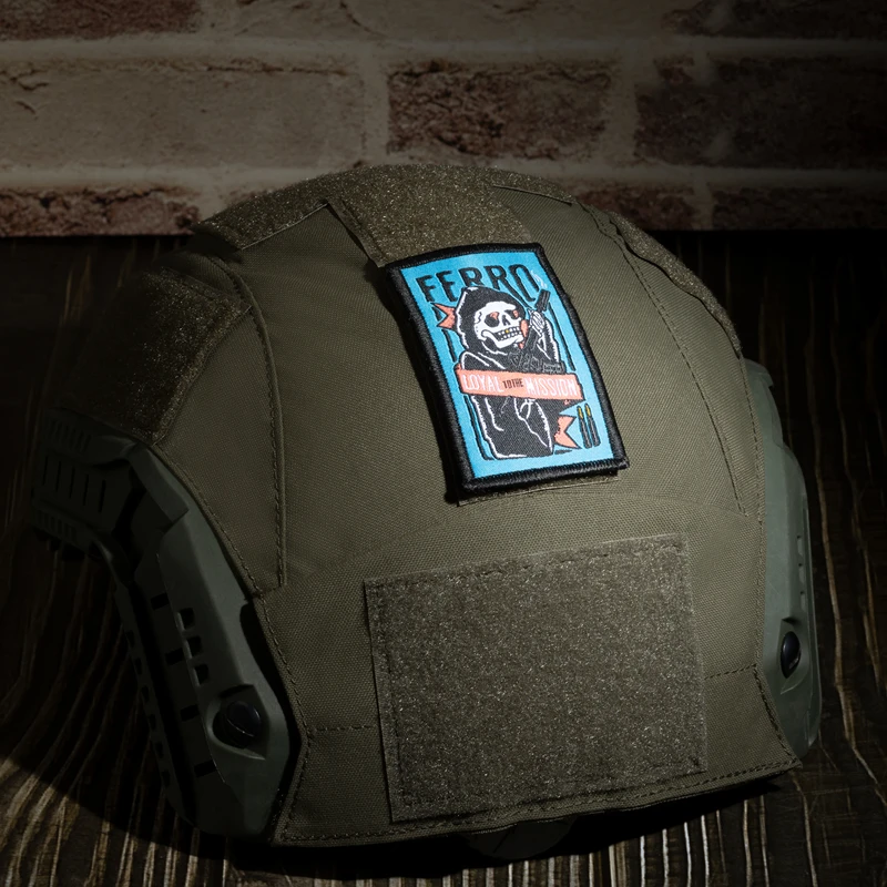 Parches bordados de calavera y Faraón para casco Sparta, insignia de brazalete táctico, Loyal To The Mission, Fidelity Reaper, ropa - imagen 5