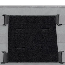 Panel de montaje en superficie Molle de 5x5 pulgadas, anillo cortado con láser, mini tablero de montaje en superficie con insignia de montaje en superficie de identificación