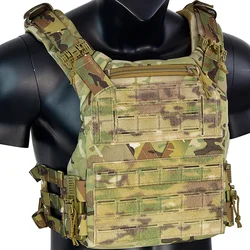 Portador de placa de nailon 500D de liberación rápida MOLLE MC 3,0 500D chaleco táctico caza Airsoft CS entrenamiento de expansión al aire libre