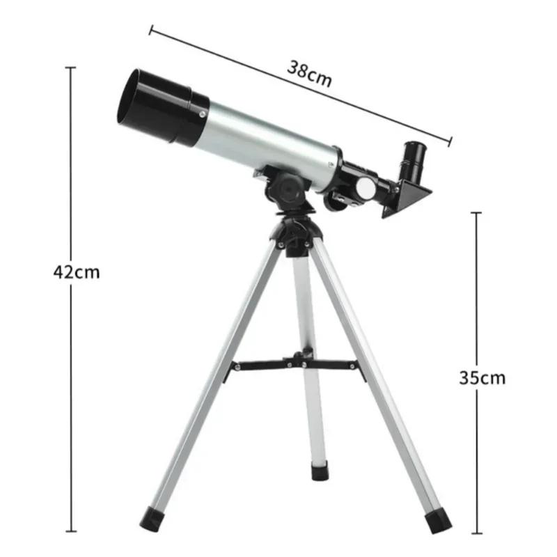Telescopio astronómico profesional, Monocular potente HD, portátil, Luna, Planeta, observación, regalos para niños - imagen 5