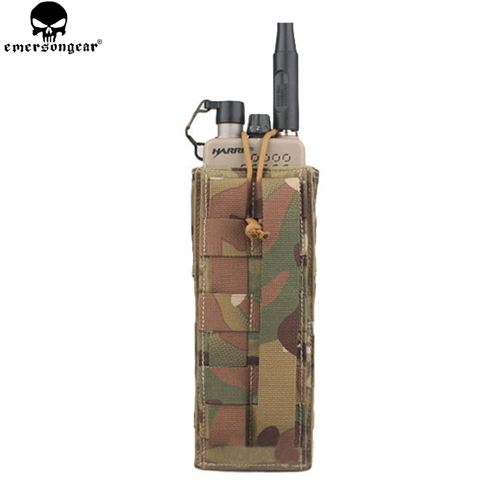 EMERSONGEAR táctico PRC 148/152 bolsa de Radio caza Paintball Airsoft equipo de combate Molle soporte de Radio Multi-camo negro EM8350 - imagen 3