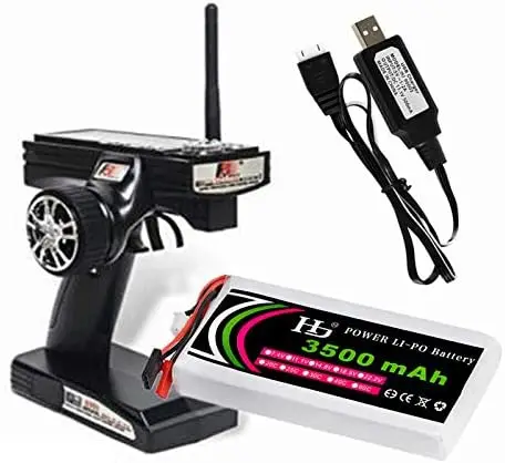 Transmisor teledirigido de 11,1 V, 3500mah, 8C, 3S, batería Lipo, enchufe JST Futaba, para Flysky GT2, GT3B, 6EX, 4VF, WFT06A, T6EHP-E, mando a distancia - imagen 2