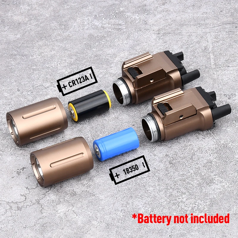 Luz táctica para Airsoft PLH-V2 PLHV2 PL350 para caza, luz de arma, 1000 lúmenes, alta potencia, luz de pistola LED, proyector de reconocimiento, compatible con riel de 20 mm - imagen 5