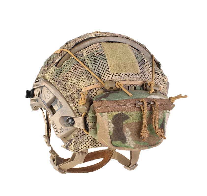 Bolsa universal para casco al aire libre, paquete de contrapeso con batería para casco táctico SC - imagen 3