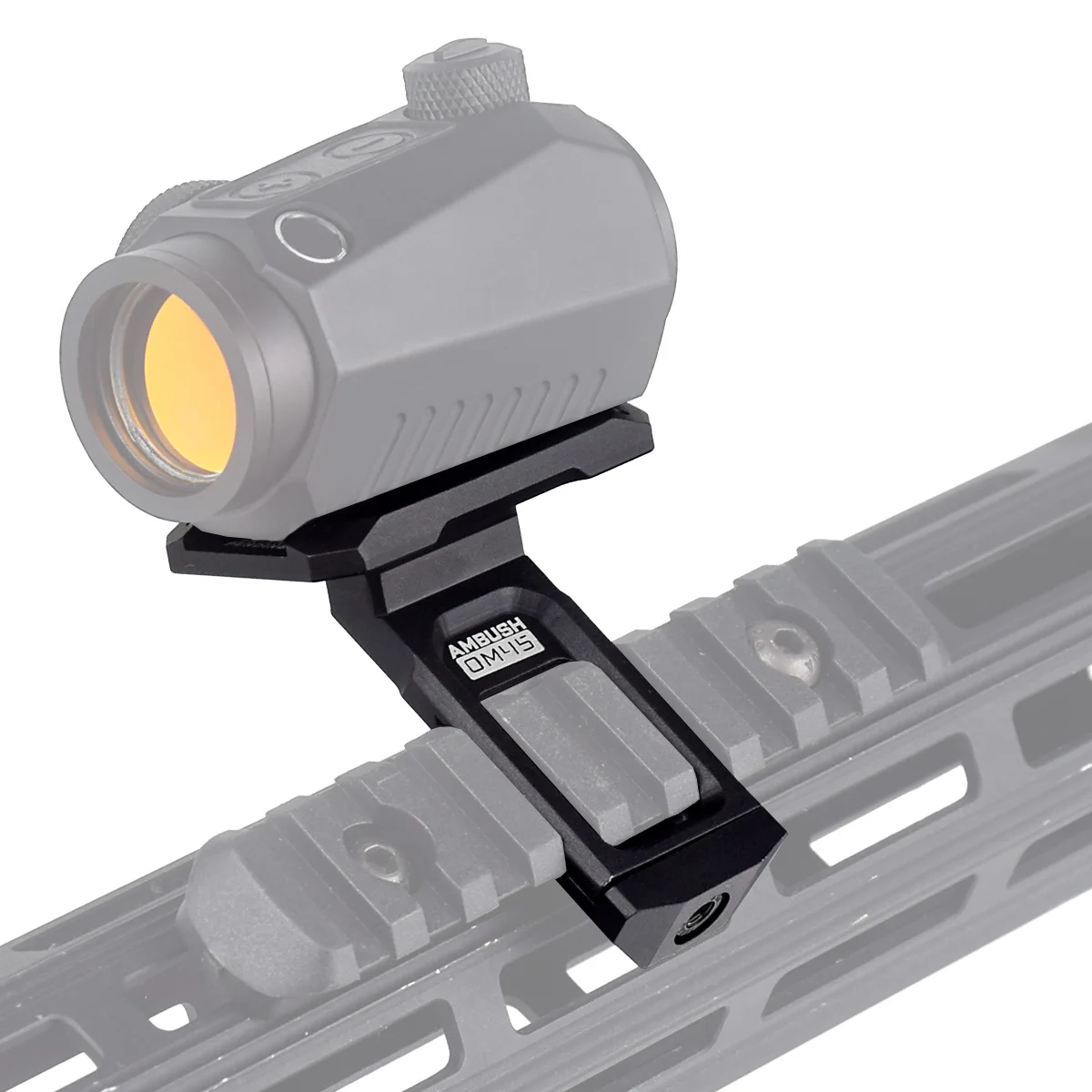 Montaje lateral óptico compensado de Metal de 35/45 grados para T01 T02 RM, soporte de Base de mira de punto rojo, accesorios de caza con riel de 20mm - imagen 5