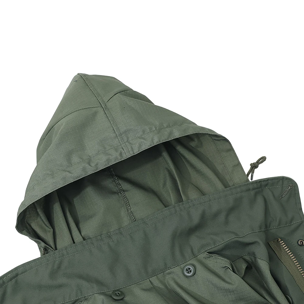 Chaqueta M65 Abrigo verde para hombre Entrenamiento informal Abrigo táctico sin forro Chaqueta suelta M65 - imagen 4