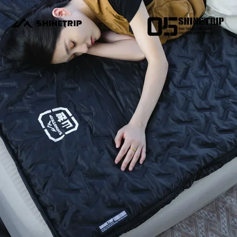 Saco de dormir para acampar al aire libre, paquete de compresión ultrasónica, bolsa de almacenamiento para hamaca de viaje y ocio, almacenamiento de saco de dormir de gran capacidad - imagen 2