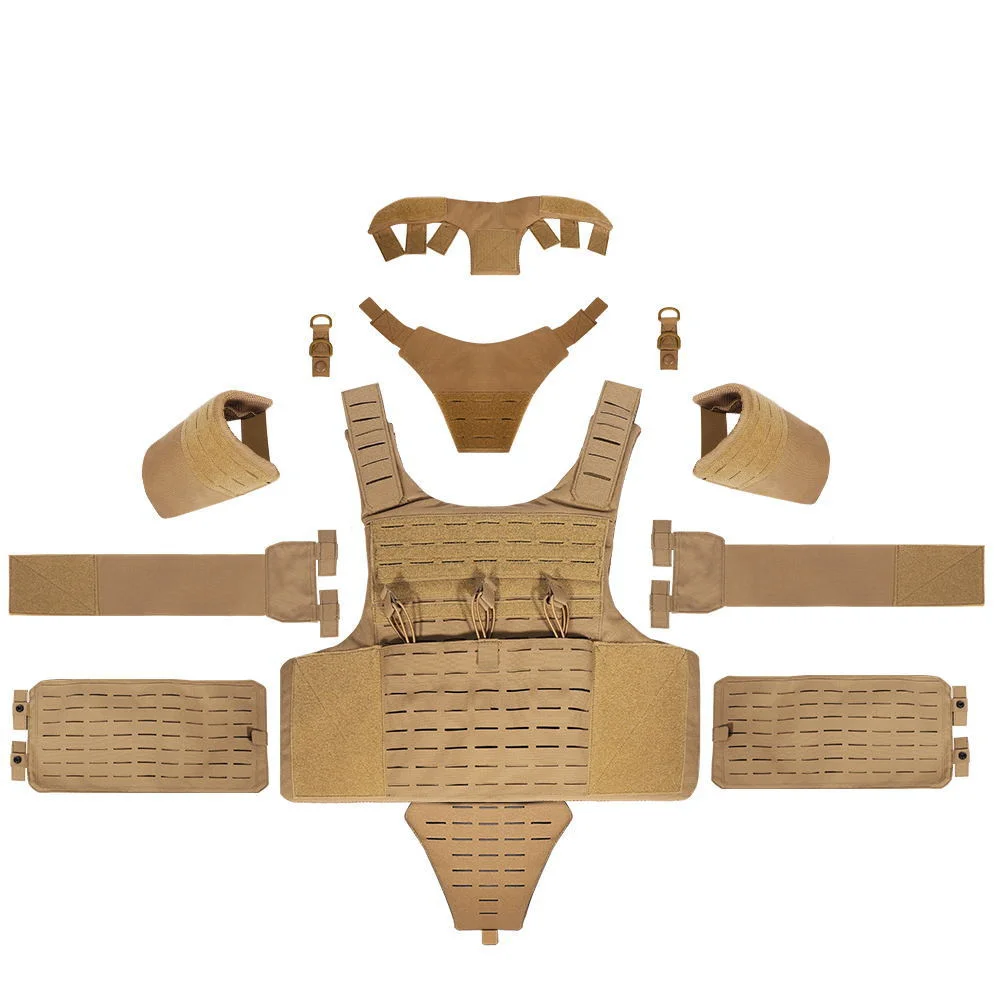 Chaleco táctico Yakeda protector completo MOLLE transpirable entrenamiento