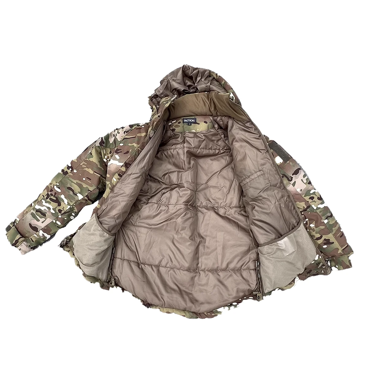 Chaqueta de algodón táctica caza cálido resistente al frío al aire libre invierno abrigo grueso abrigos con capucha rompevientos - imagen 5