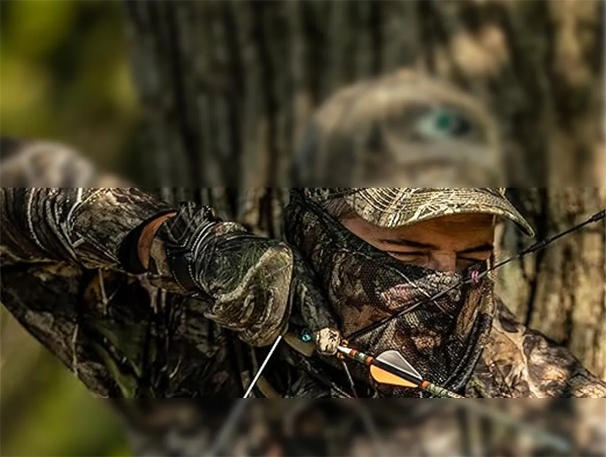 Guantes de camuflaje biomiméticos cálidos e impermeables de invierno y otoño: guantes de tiro con arco, fotografía, caza y exteriores