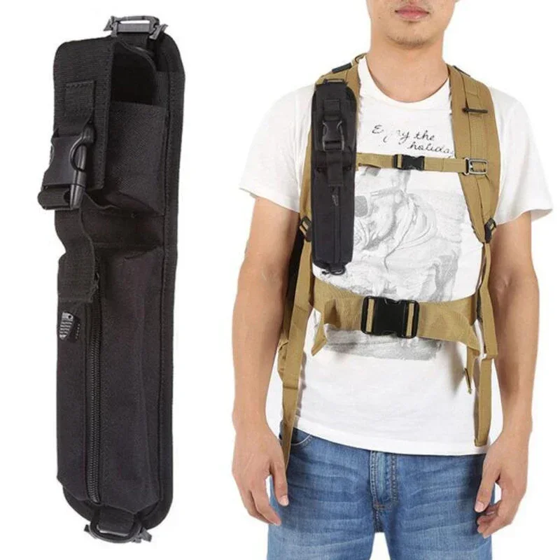 Bolsa táctica con correa de hombro para mochila, paquete de accesorios, bolsa de linterna para llave, Molle, Kits de herramientas EDC para acampar al aire libre - imagen 4