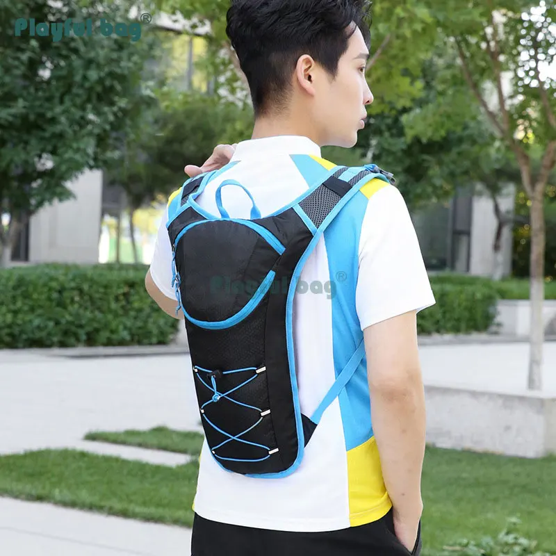 Chaleco Deportivo Ligero de 2L, bolsa de hidratación para correr, bolsa de agua al aire libre para ciclismo, impermeable, AVA115 - imagen 4