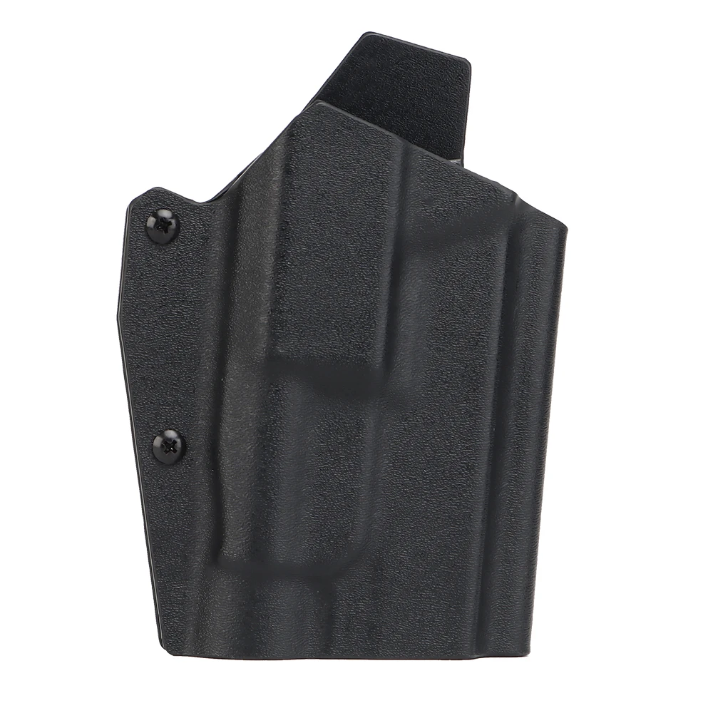 Funda para pistola Glock17 con soporte para linterna TLR-1, funda Kydex para G17/G19/G19x, adaptador de hebilla de liberación rápida, funda de cintura - imagen 2