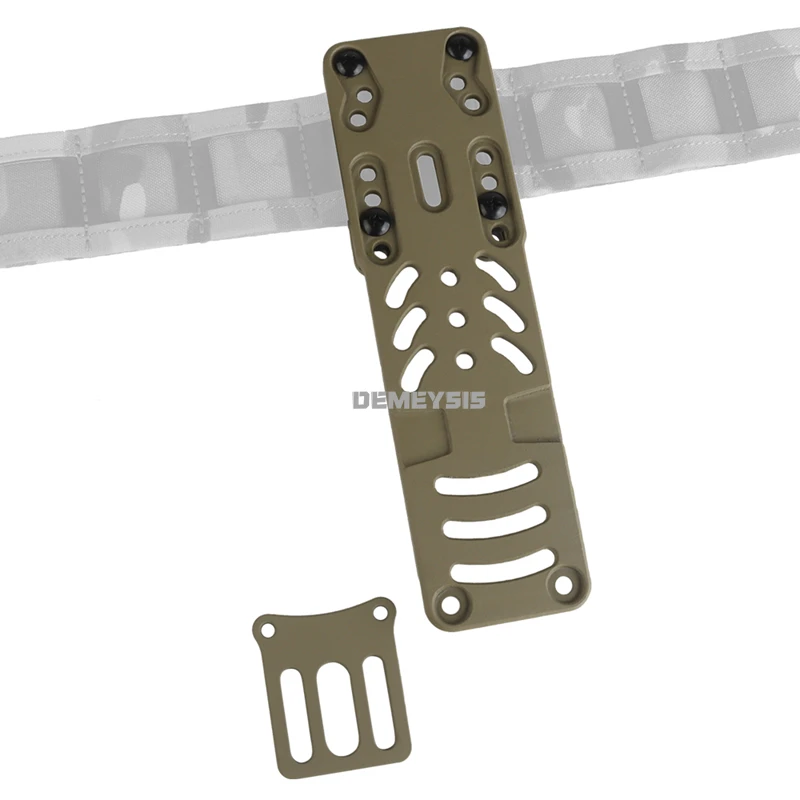 Adaptador de funda Modular para pistola táctica, plataforma de funda de caza, Kit de correa de caída ajustable, accesorios para cinturón CS Airsoft MOLLE - imagen 4