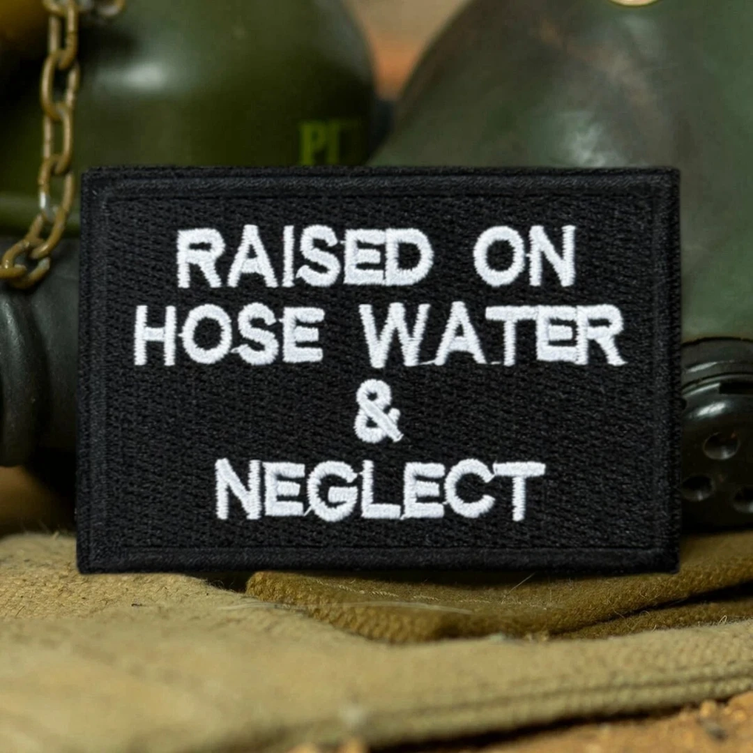 Parches de gancho y bucle de moral bordados levantados en neglect para ropa, insignia militar táctica, pegatina para mochila de EE. UU. - imagen 5