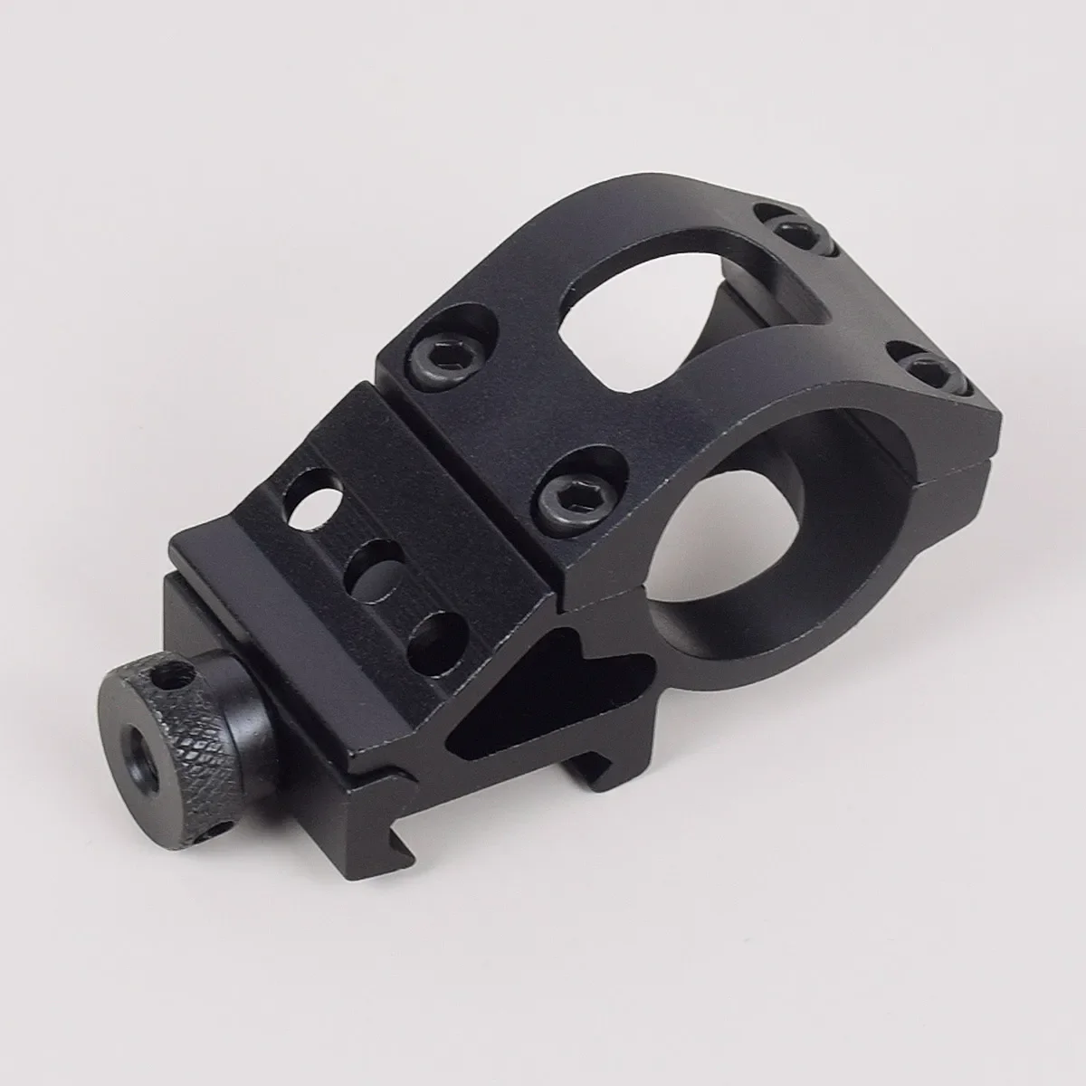 Soporte para linterna Offset, riel Picatinny de liberación rápida, montaje en riel para linterna, accesorios de montaje para alcance de 45 grados, mate a prueba de golpes - imagen 5