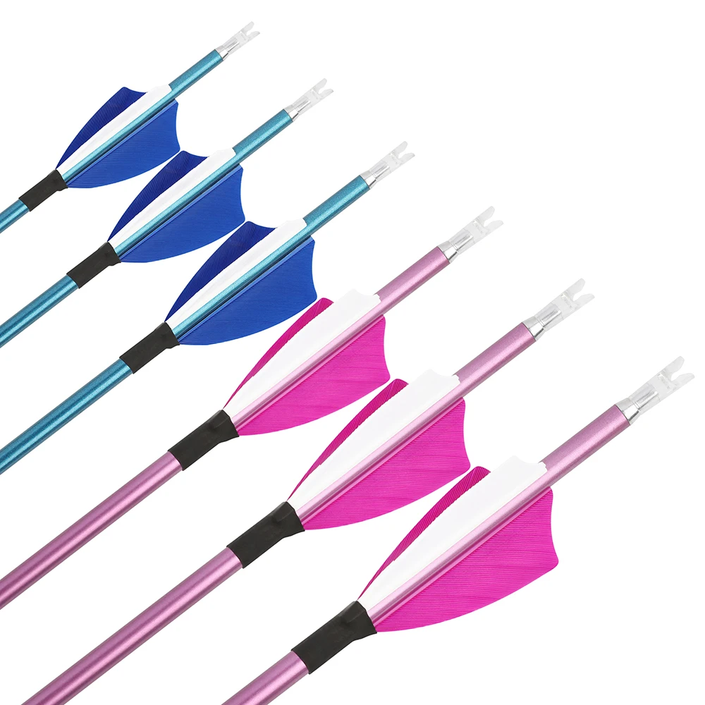 Flecha de carbono puro de 32 pulgadas, columna vertebral 400, 500, 600, 700, 800, 900, 1000 ID, 4,2mm, tiro con arco compuesto, tiro de caza, 6/12 Uds. - imagen 5