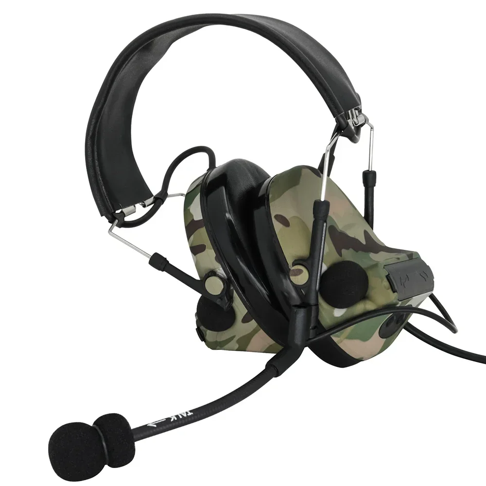 Auriculares tácticos COMTA II con captación activa, walkie-talkie con reducción de ruido, auriculares tácticos militares Airsoft para disparar - imagen 5