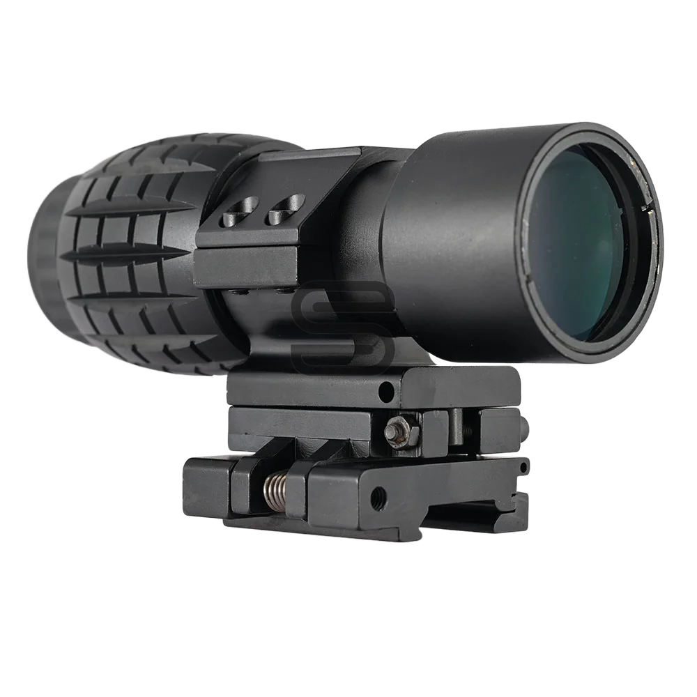 Shooin Optics Red Dot con lupa 3x-5x y montura liberación rápida
