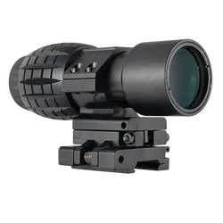 Shooin Optics Red Dot con lupa 3x-5x y montura liberación rápida