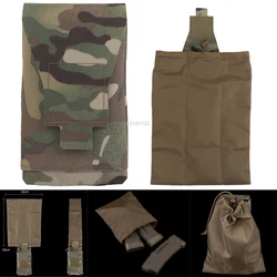 Bolsa táctica para volcar revistas Airsoft CS, bolsas plegadas Molle Mag, bolsa de reciclaje, herramientas de caza y tiro, bolsa de almacenamiento de cintura