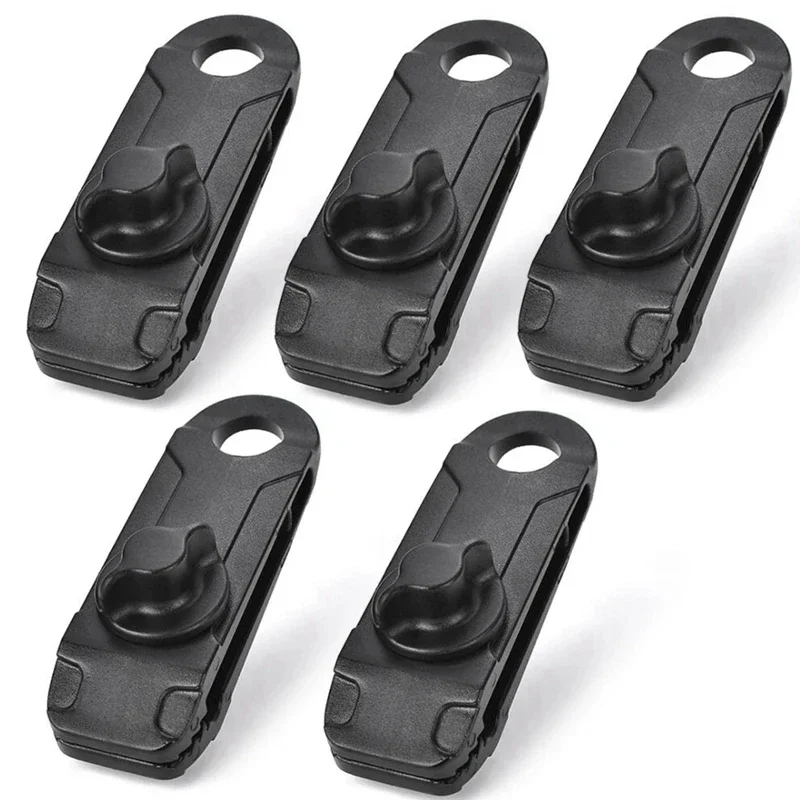 10 uds/2 uds Clips para lona Clips de plástico para tienda abrazaderas agarre de bloqueo toldo para acampar al aire libre caravana toldos cubiertas de coche cubierta de piscina