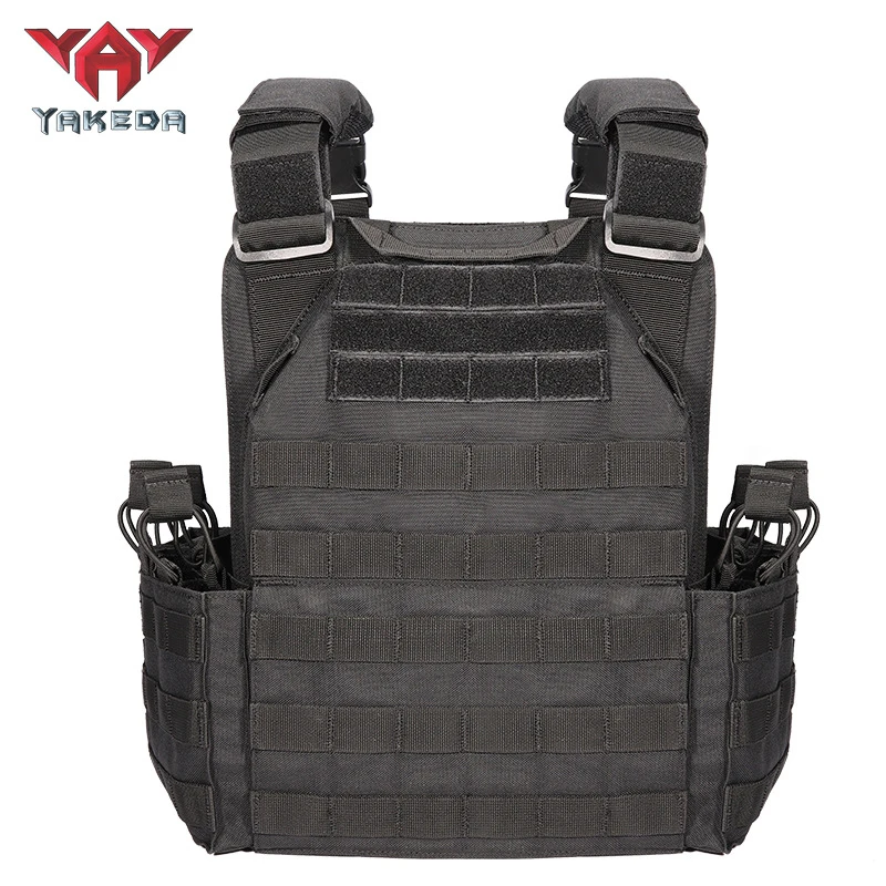 YKEDA-chaleco táctico de nailon 1000D para caza al aire libre, protector ajustable Molle para Airsoft, accesorios de combate - imagen 3