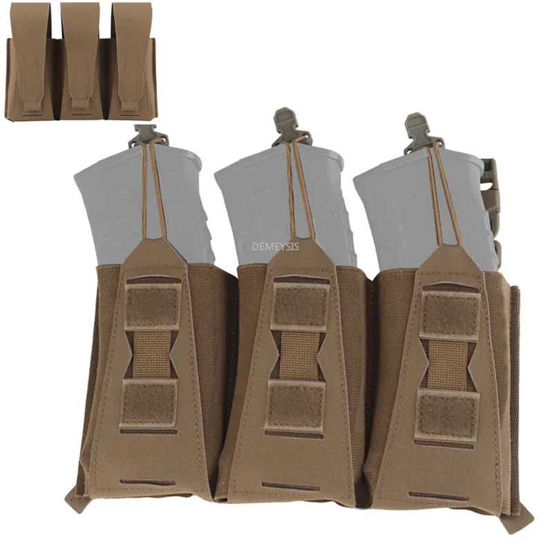 Bolsas tácticas Triple para revistas con hebilla G Molle tiro Paintball CS Mag bolsas chaleco de caza bolsa portadora de revistas
