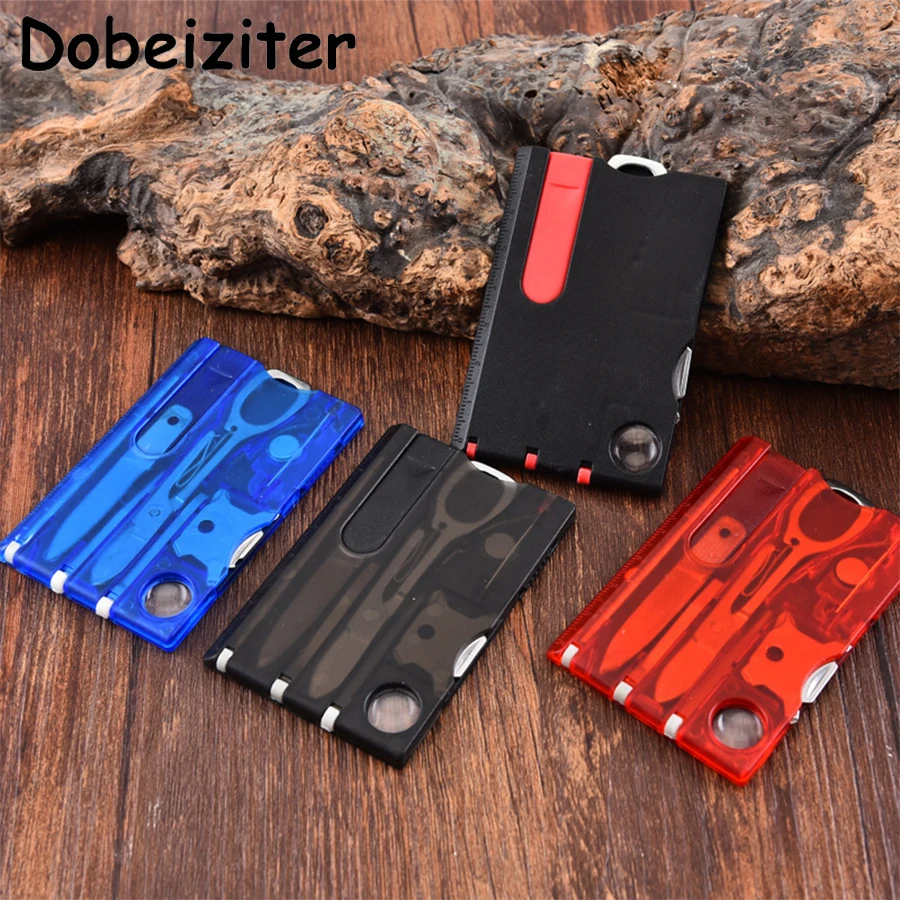 Multiherramienta ultrafina tarjeta 12 en 1 – EDC para camping y supervivencia - imagen 2