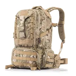Yakeda mochila táctica 45L nylon 1000D camuflaje