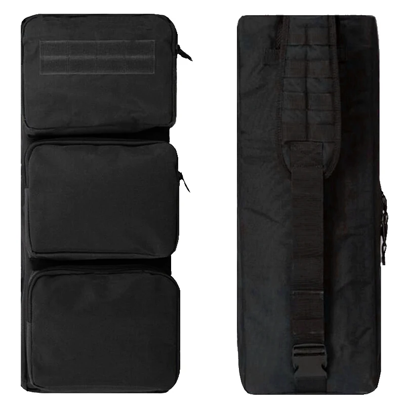 Bolsa Molle portátil para deportes al aire libre, bolsa de transporte para pistola de caza táctica, funda protectora para Rifle de francotirador Airsoft para senderismo, 60CM