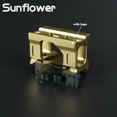 Soporte de alcance táctico Airsoft, versión que aumenta la altura, seguridad para caza, mira de punto rojo, Base de Metal para accesorios de armas de riel de 20MM - imagen 4