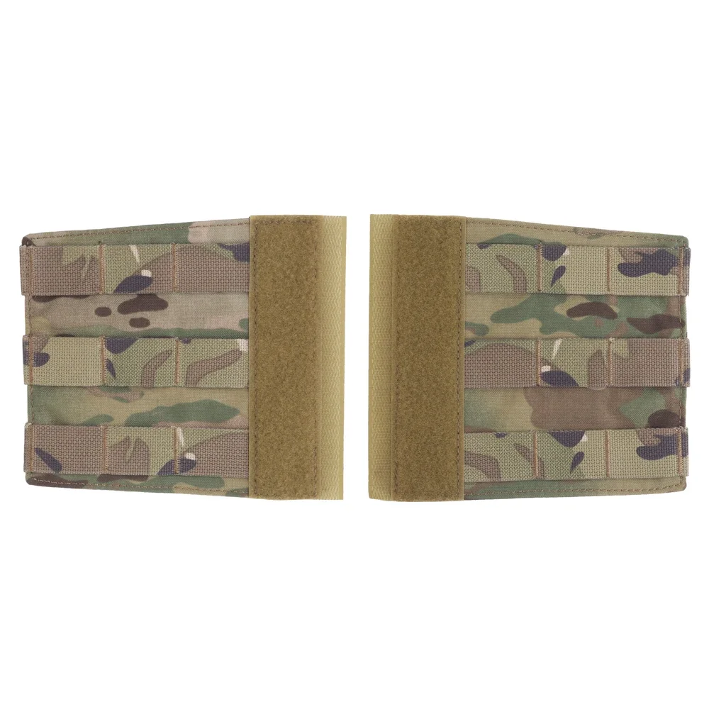 Chaleco táctico de montaje lateral, Panel MOLLE, gancho, soporte de Radio de caza, portador de placa serie R, accesorios para chaleco Airsoft extendido - imagen 2