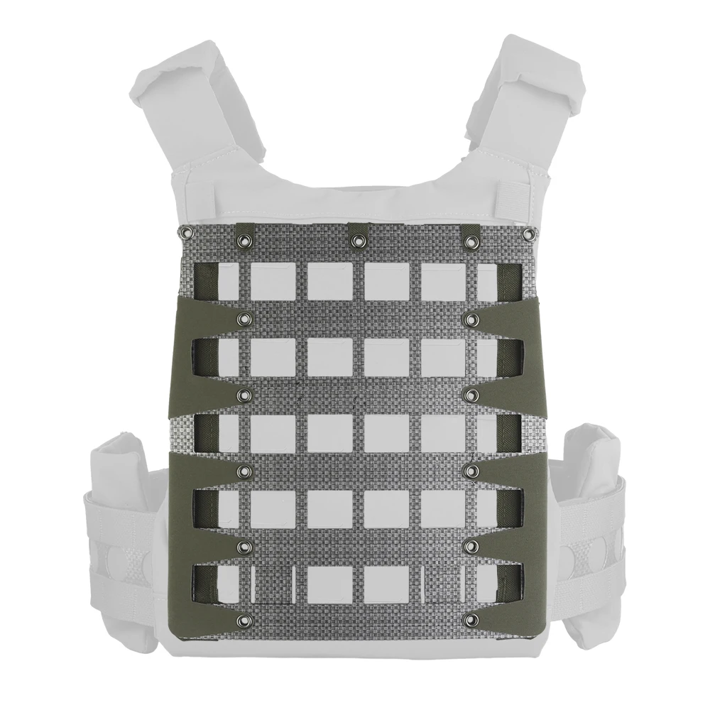 Chaleco táctico de hierro MOLLE, Panel trasero ligero FCPC V5, portador de placa de caza, se extiende el soporte, accesorios de Panel trasero con cremallera - imagen 2