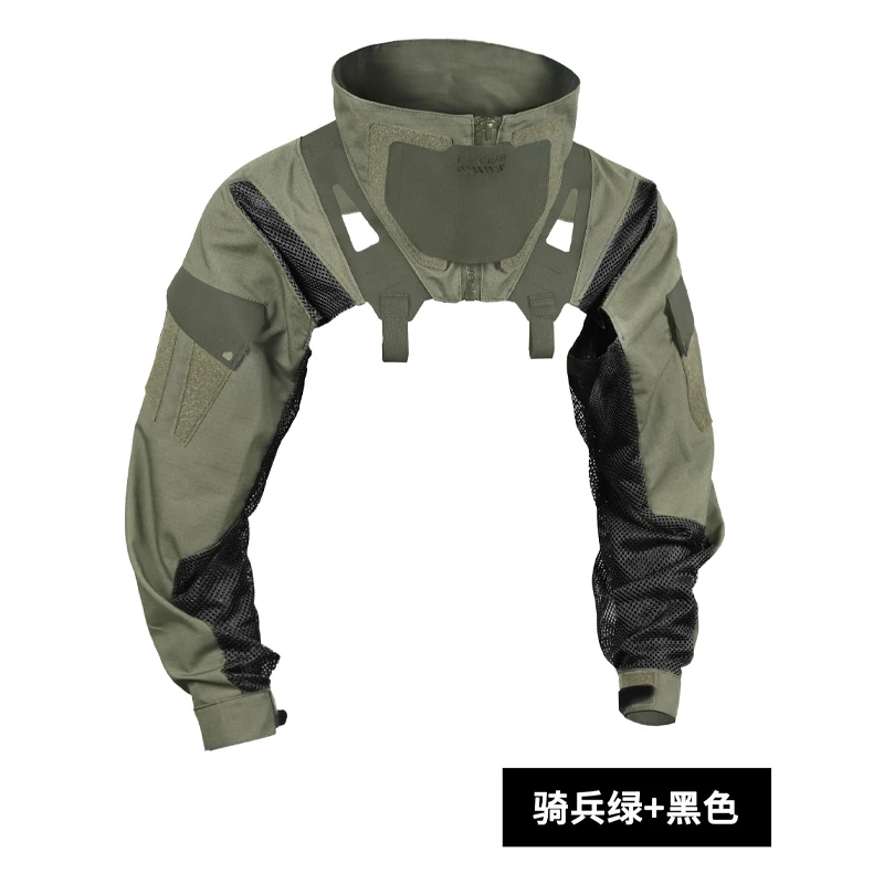 Traje de combate multifuncional con mangas funcionales, mangas para brazos y protección para el cuello. - imagen 5