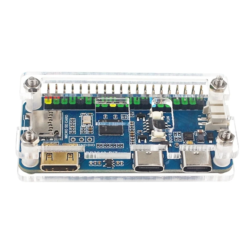 Placa desarrollo RP2040 PiZero Bit integrada con carcasa acrílica transparente, envío directo - imagen 3