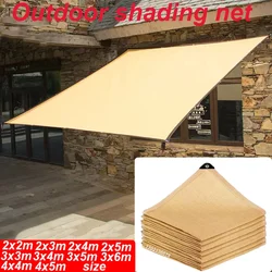 Vela sombra HDPE beige UV jardín pérgola