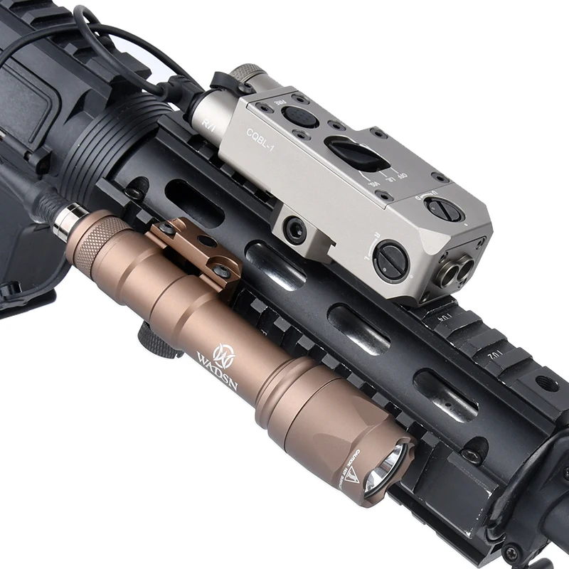 CQBL táctico Metal versión IR indicador láser de punto rojo M600 linterna LED blanco con interruptor de doble función Airsoft caza explorador - imagen 4