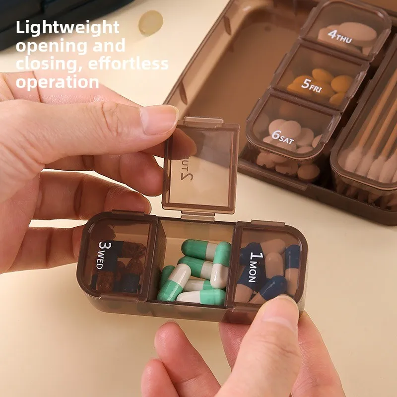 Pastillero táctico compacto impermeable para viaje y botiquín - imagen 3