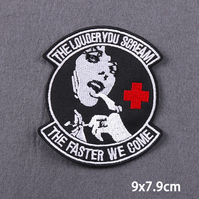 Parches bordados militares tácticos para ropa, parches para planchar, apliques de ropa, insignia en accesorios de mochila - imagen 5