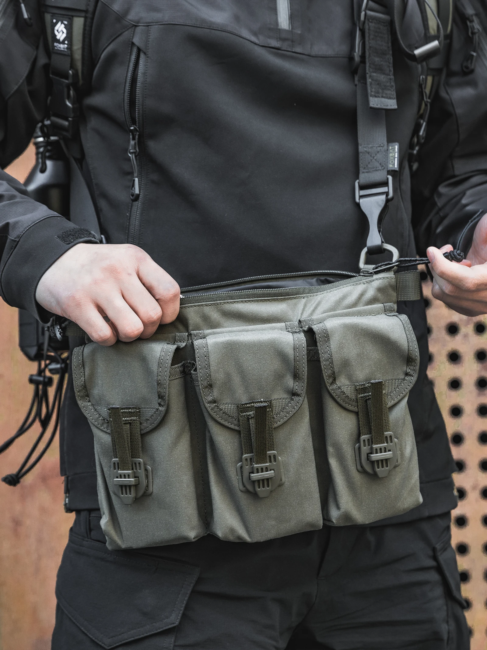 Bolso de hombro pequeño multidivisión de gran capacidad para deportes al aire libre, Viajes - imagen 3