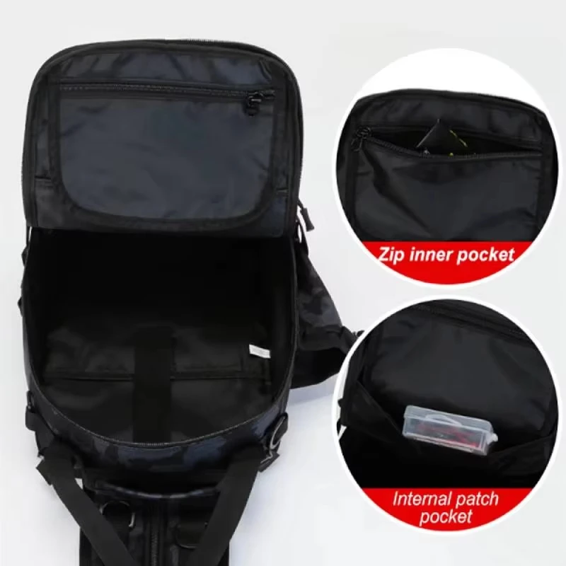 Mochila táctica de pesca, almacenamiento grande, senderismo, escalada, senderismo, Camping, mochila multifuncional para viajes al aire libre, mochila deportiva - imagen 4