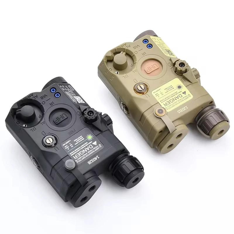 Indicador de Airsoft PEQ15, versión láser roja y verde, punto táctico rojo, verde y azul, luz de relleno IR, dispositivo láser LED blanco NGAL DBAL A2 - imagen 4