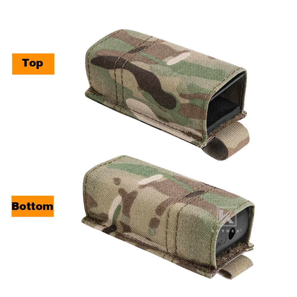 KRYDEX-bolsa táctica para revista de una sola pistola, soporte de nailon MOLLE Mag con inserción Kydex, cinturón de trabajo, chaleco, equipo de caza, 9mm - imagen 2