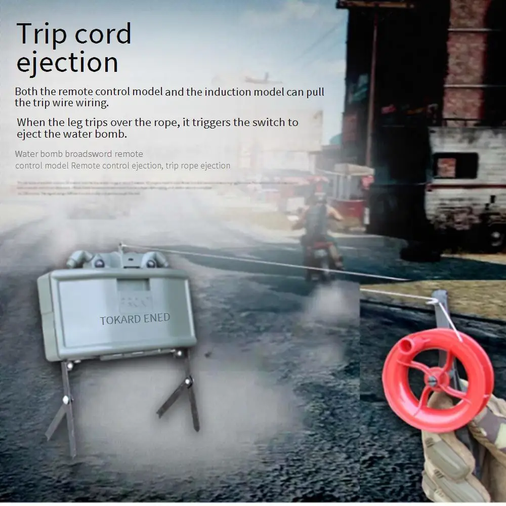 Clip de cuentas de agua con Control remoto, bola de bala de agua para exteriores CS Airsoft, juguete táctico de descompresión para Paintball - imagen 4