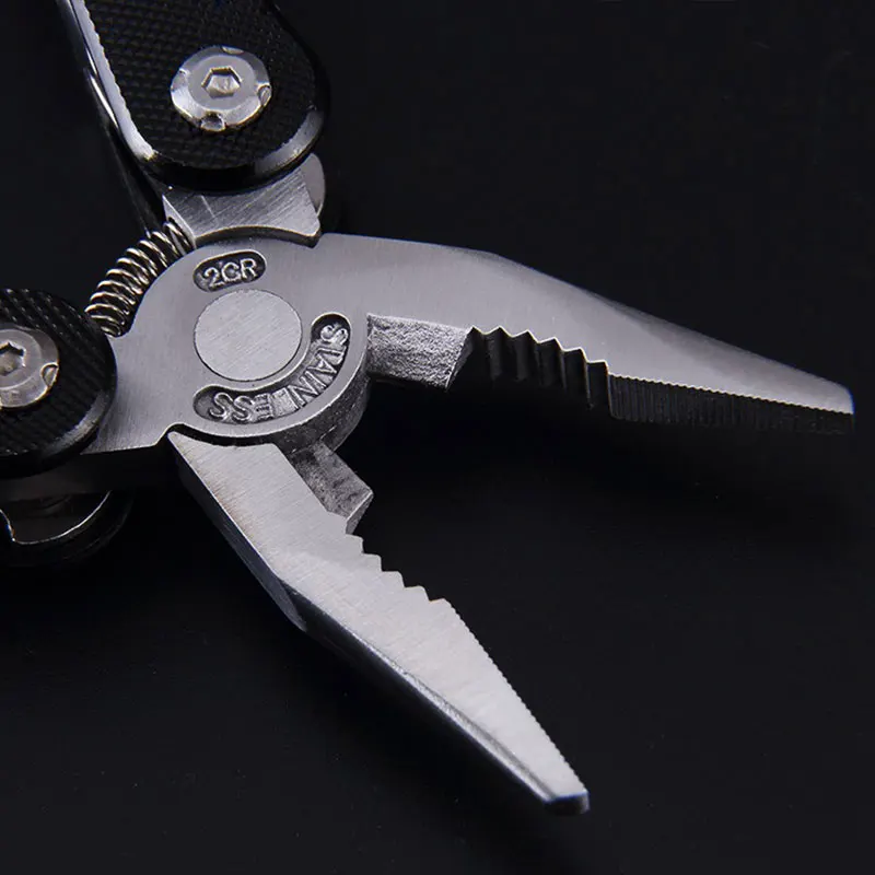 Alicates de herramientas universales para acampar al aire libre, alicates multiusos, alicates plegables, alicates de combinación de acero inoxidable - imagen 4