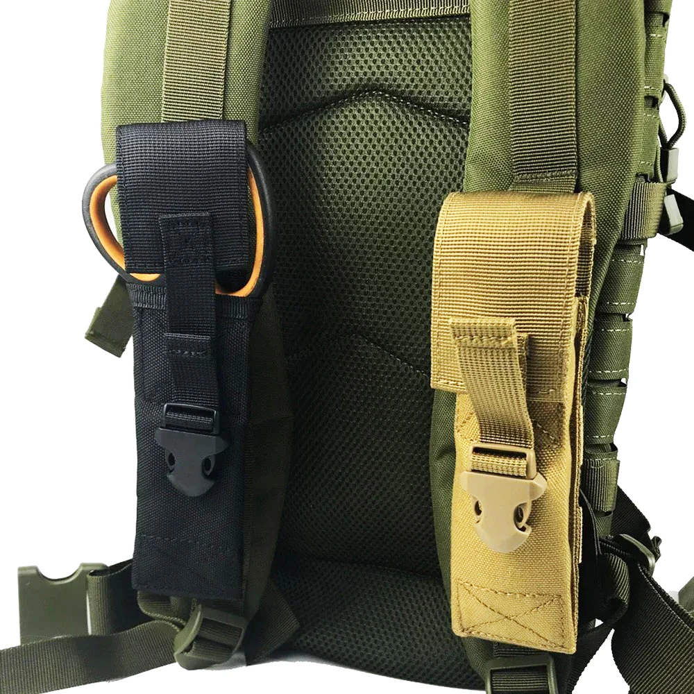 Bolsa para linterna, estuche protector para antorcha, herramienta Molle EDC, riñonera para deportes al aire libre, Camping, senderismo, accesorios de caza, funda de tijera - imagen 2