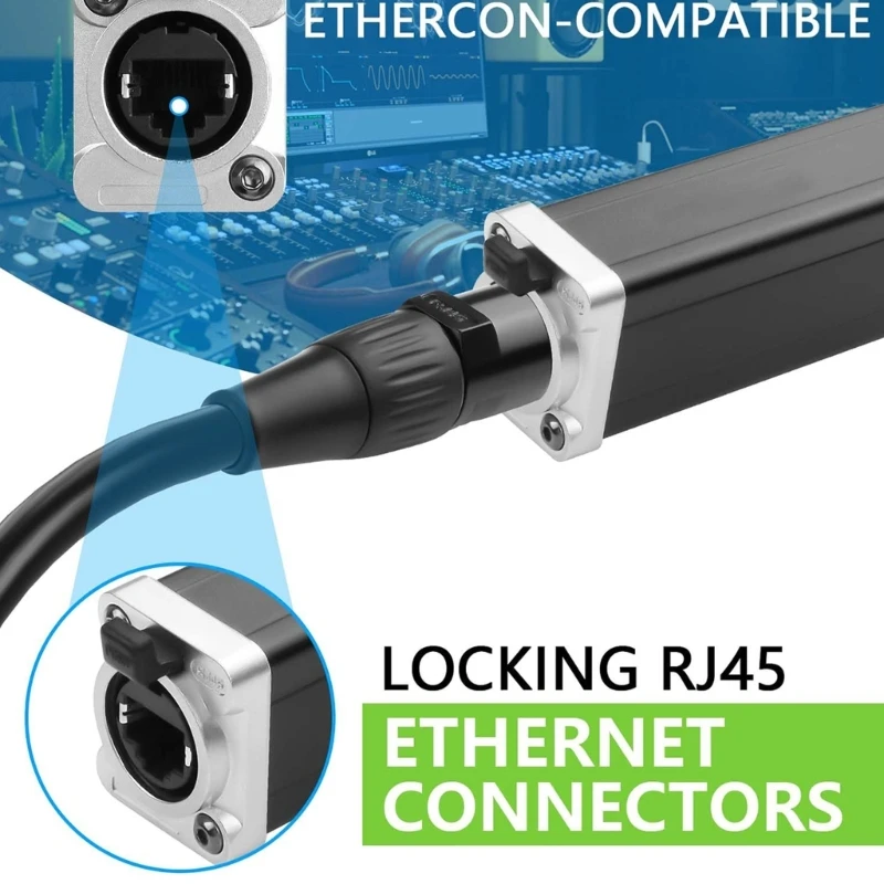 XLR a RJ45 DMX512 Extensor refuerzo Largas distancias Control iluminación auditiva K1KF